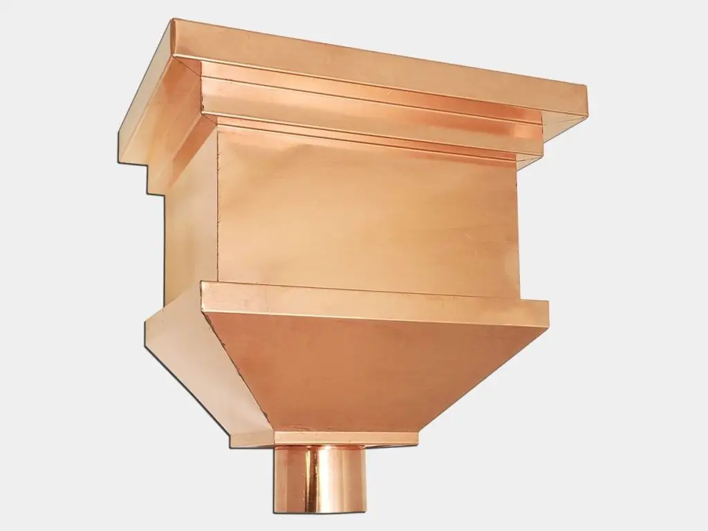 copper conductor head Gutters and Drainage 1